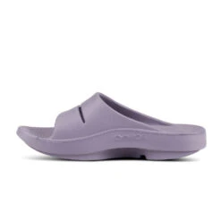 'OOFOS' Women's OOahh Slide Sandal - Mauve -Shoes Haven Sales 1100MAUVE shot4 1024x1024@2x