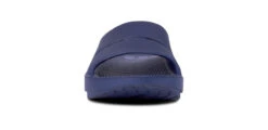 OOfos Women's OOahh Slide Sandal - Navy -Shoes Haven Sales 1100NVY shot3