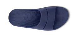 OOfos Men's OOahh Slide Sandal - Navy -Shoes Haven Sales 1100NVY shot6 592697fd f22f 460a adab fc0724e5e8b9