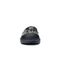 'OOFOS' Women's OOahh Slide Limited Edition - Black / Champagne Pop -Shoes Haven Sales 1103BKCHMPGNE shot3 1024x1024@2x