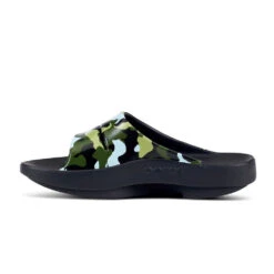'OOFOS' Women's OOahh Slide Limited Edition - Jungle Camo -Shoes Haven Sales 1103BKJUNGCMO shot4 1024x1024@2x