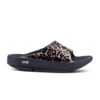 'OOFOS' Women's OOahh Slide Limited Edition - Black / Leopard -Shoes Haven Sales 1103BLKLEOPRD 1 1024x1024@2x
