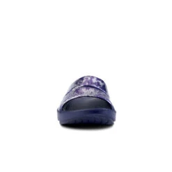'OOFOS' Women's OOahh Slide Limited Edition - Navy / Silver / Silver Snake -Shoes Haven Sales 1103NVYSILSNK shot3 1024x1024@2x