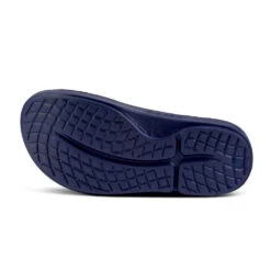 'OOFOS' Women's OOahh Slide Limited Edition - Navy / Silver / Silver Snake -Shoes Haven Sales 1103NVYSILSNK shot7 1024x1024@2x
