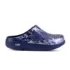 'OOFOS' Women's OOcloog Clog Limited Edition - Navy / Silver Snake -Shoes Haven Sales 1203NVYSILSNK shot1 1024x1024@2x
