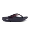 'OOFOS' Women's OOlala Luxe Thong - Cabernet -Shoes Haven Sales 1400CABERNET shot1 1024x1024@2x