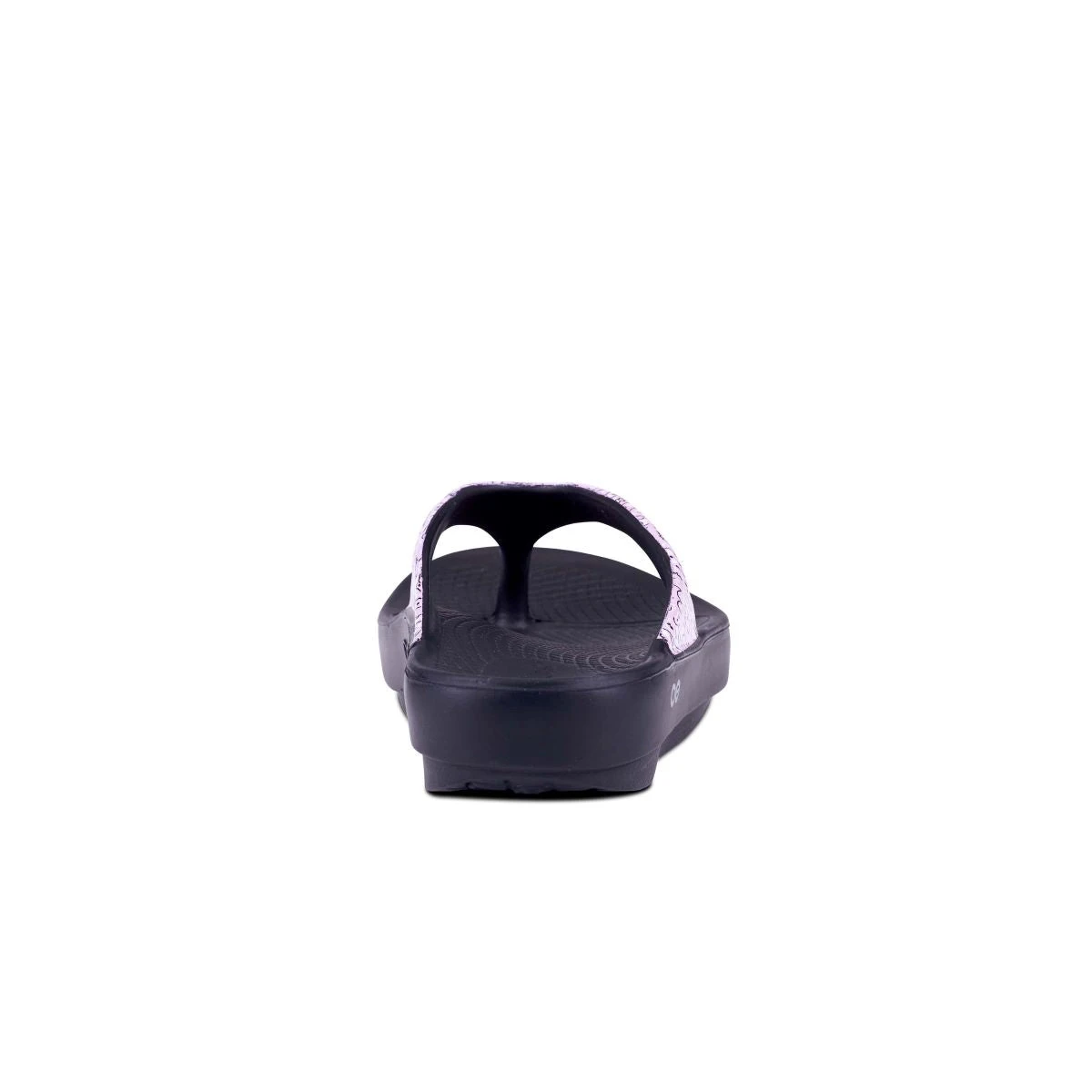 'OOFOS' Women OOlala Luxe Thong - Black / Pink Bandana 7 'OOFOS' Women OOlala Luxe Thong - Black / Pink Bandana - Image 5