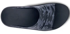 OOfos Men's OOahh Sport Slide Sandal - Black Camo -Shoes Haven Sales 1500BLKCMO shot6