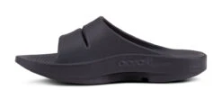OOfos Men's OOahh Sport Slide Sandal - Black Matte -Shoes Haven Sales 1500MATBLK shot4