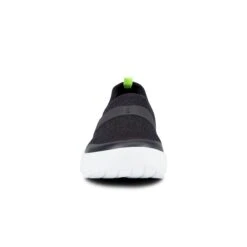 'OOFOS' Women's OOmg Fibre Low Slip On - White / Black -Shoes Haven Sales 5070WHTBLK 3 1024x1024@2x