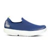 'OOFOS' Women's OOmg EeZee Low Shoe - White / Navy -Shoes Haven Sales 5072WHTNVY shot1 1024x1024@2x