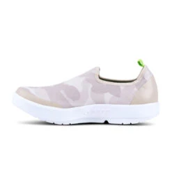 'OOFOS' Women's OOmg EeZee Low Shoe - White / Tan Camo -Shoes Haven Sales 5072WHTTANCMO shot4 1024x1024@2x