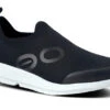 OOfos Women's OOmg Sport Low Shoe - White Black -Shoes Haven Sales 5075WHTBLK shot2
