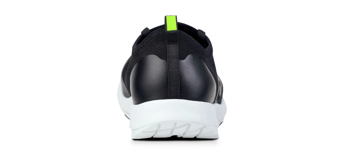 OOfos Women's OOmg Sport LS Low Shoe - White Black 10 OOfos Women's OOmg Sport LS Low Shoe - White Black - Image 8