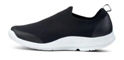 OOfos Men's OOmg Sport Low Shoe - White Black -Shoes Haven Sales 5085WHTBLK shot4 2