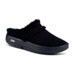 'OOFOS' Women's OOcoozie Mule Shoe - Black -Shoes Haven Sales 5274BLACK 1024x1024@2x