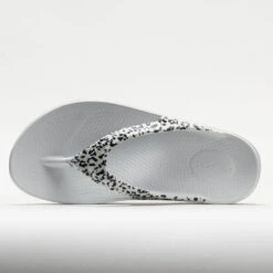 OOFOS OOlala Limited Women's White/Black Leopard -Shoes Haven Sales 570571 1