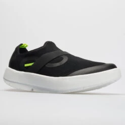 OOFOS OOmg Low Men's Black/White -Shoes Haven Sales 630897 5
