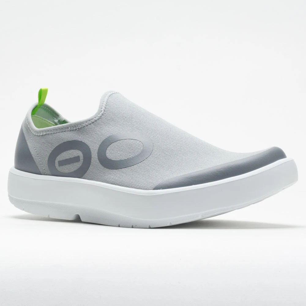 OOFOS OOmg EeZee Men's White/Gray 7 OOFOS OOmg EeZee Men's White/Gray - Image 5