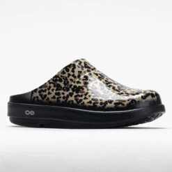 OOFOS OOcloog Limited Women's Black Leopard -Shoes Haven Sales 631219 5