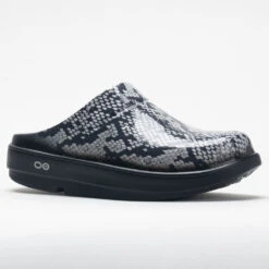 OOFOS OOcloog Limited Women's Black/Snakeskin -Shoes Haven Sales 631220 5