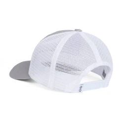 OOfos OOsnap Cap Unisex - White Gray -Shoes Haven Sales 7001WHTGRYUNISEX Shot02