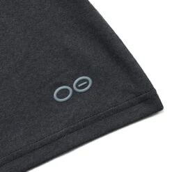 OOfos Women's COOl Down T Shirt - Dark Gray Heather -Shoes Haven Sales 8000DKGRYHEA Shot03