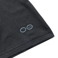 OOfos Women's COOl Down V Neck - Dark Gray Heather -Shoes Haven Sales 8100DKGRYHEA Shot03