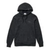 OOfos Women's OOmy Knit Hoodie - Dark Charcoal Gray Heather