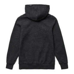 OOfos Women's OOmy Knit Hoodie - Dark Charcoal Gray Heather 9 OOfos Women's OOmy Knit Hoodie - Dark Charcoal Gray Heather -Shoes Haven Sales 8300DKGYCHAR Shot02
