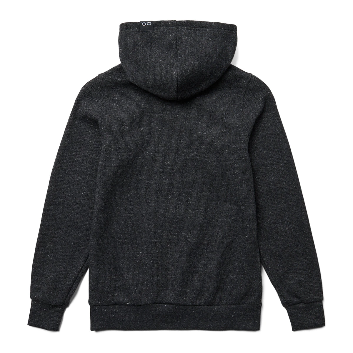 OOfos Women's OOmy Knit Hoodie - Dark Charcoal Gray Heather 4 OOfos Women's OOmy Knit Hoodie - Dark Charcoal Gray Heather - Image 2