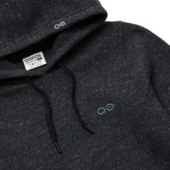 OOfos Women's OOmy Knit Hoodie - Dark Charcoal Gray Heather 12 OOfos Women's OOmy Knit Hoodie - Dark Charcoal Gray Heather -Shoes Haven Sales 8300DKGYCHAR Shot03