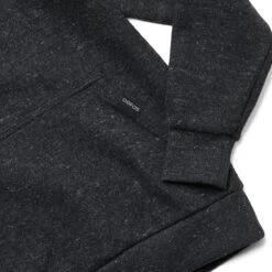 OOfos Women's OOmy Knit Hoodie - Dark Charcoal Gray Heather 13 OOfos Women's OOmy Knit Hoodie - Dark Charcoal Gray Heather -Shoes Haven Sales 8300DKGYCHAR Shot04