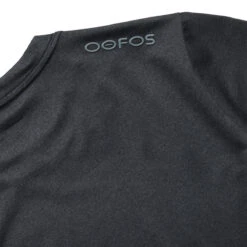OOfos Men's COOl Down T Shirt - Dark Gray Heather -Shoes Haven Sales 9000DKGRYHEA Shot04