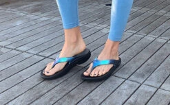 OOfos Women's OOlala Luxe Sandal - Atlantis -Shoes Haven Sales Atlantis OOlala