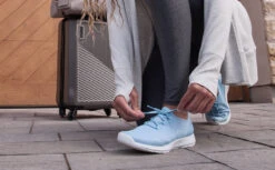 OOfos Women's OOmg Sport LS Low Shoe - Carolina Blue -Shoes Haven Sales CarolinaBlue LS2