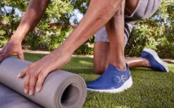 OOfos Men's OOmg EeZee Low Shoe - White Navy -Shoes Haven Sales Mens NavyeeZee1