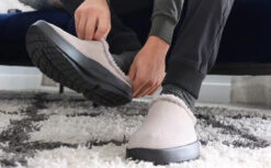 OOfos Men's OOcoozie Mule - Tawny -Shoes Haven Sales Mens TawnyOOcoozie2