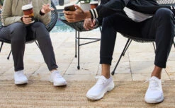 OOfos Men's OOmg Sport LS Low Shoe - White -Shoes Haven Sales Mens Wht3