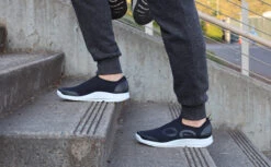 OOfos Men's OOmg Sport Low Shoe - White Black -Shoes Haven Sales MicrosoftTeams image 10