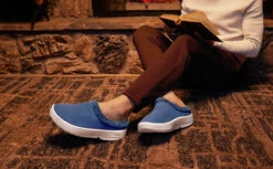 OOfos Men's OOcoozie Mule - Moroccan Blue -Shoes Haven Sales MicrosoftTeams image 290