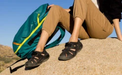 OOfos Women's OOcandoo Sandal - Black -Shoes Haven Sales OOcandoo Womens Black2