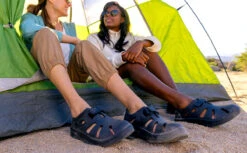 OOfos Women's OOcandoo Sandal - Black -Shoes Haven Sales OOcandoo Womens Black3