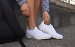 OOfos Women's OOmg Sport Low Shoe - White 15 OOfos Women's OOmg Sport Low Shoe - White -Shoes Haven Sales OOmgSport White Womens1