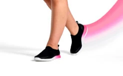 OOfos Women's OOmg Sport Low Shoe - Pink Fade -Shoes Haven Sales PinkFade3