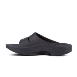 'OOFOS' Unisex OOahh Slide Sandal - Black -Shoes Haven Sales Product Images1100BLK 4 1024x1024@2x