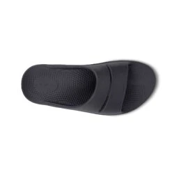 'OOFOS' Unisex OOahh Slide Sandal - Black -Shoes Haven Sales Product Images1100BLK 6 1024x1024@2x