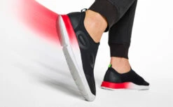 OOfos Men's OOmg Sport Low Shoe - Fire Fade -Shoes Haven Sales RedFade2