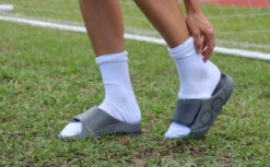 OOfos Women's OOahh Sport Flex Sandal - Slate -Shoes Haven Sales SportFlex Slate Womens2