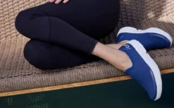 OOfos Women's OOmg EeZee Low Shoe - Navy -Shoes Haven Sales Women s Navy eeZee 2